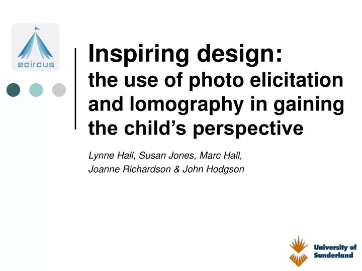 inspiring design the use of photo elicitation and lomography in gaining the child s perspective