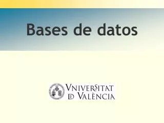 bases de datos