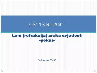 o 13 rujan