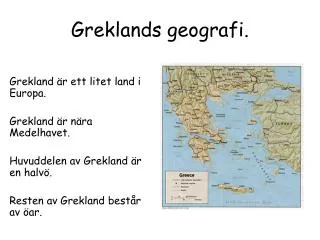 greklands geografi