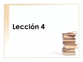 lecci n 4