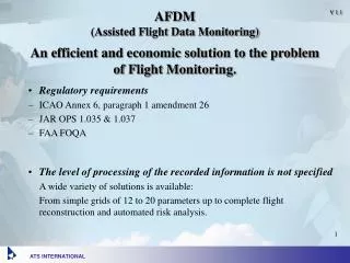 AFDM (Assisted Flight Data Monitoring)