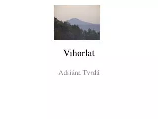 vihorlat
