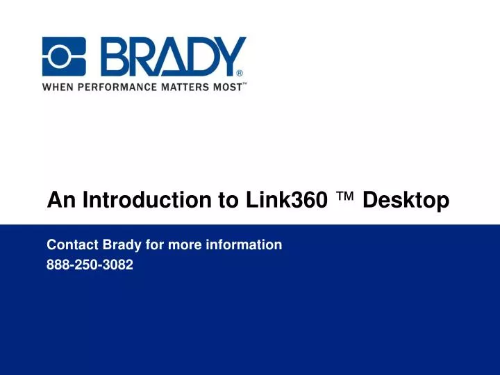 an introduction to link360 desktop