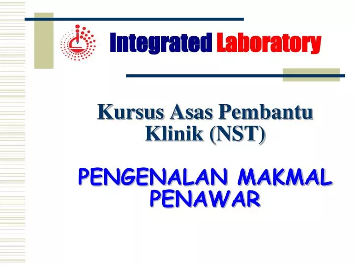 kursus asas pembantu klinik nst pengenalan makmal penawar