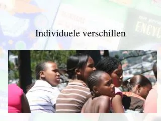 individuele verschillen