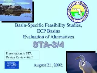 Basin-Specific Feasibility Studies, ECP Basins Evaluation of Alternatives
