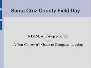 Santa Cruz County Field Day