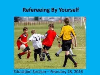 Refereeing By Yourself