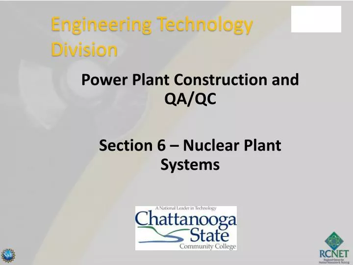 power plant construction and qa qc section 6 nuclear plant systems