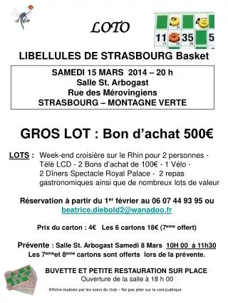 libellules de strasbourg basket