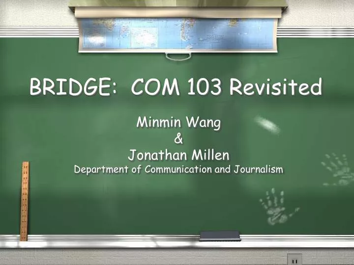 bridge com 103 revisited