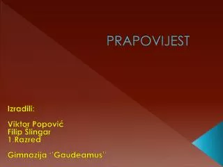 prapovijest