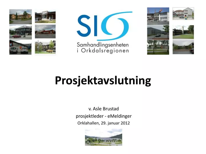 prosjektavslutning