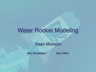 Water Rocket Modeling