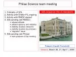 Philae Science team meeting - slide 1