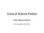 Corso di Scienza Politica - slide 1