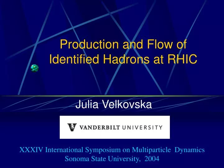 production and flow of identified hadrons at rhic