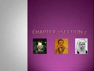 Chapter 7 Section 2