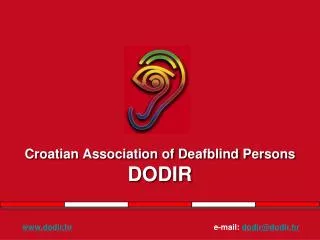 Croatian Association of Deafblind Persons DODIR