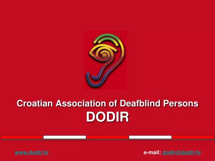 croatian association of deafblind persons dodir