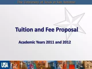 Tuition and Fee Proposal
