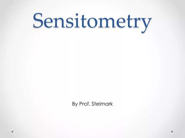 sensitometry