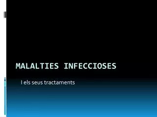 i els seus tractaments