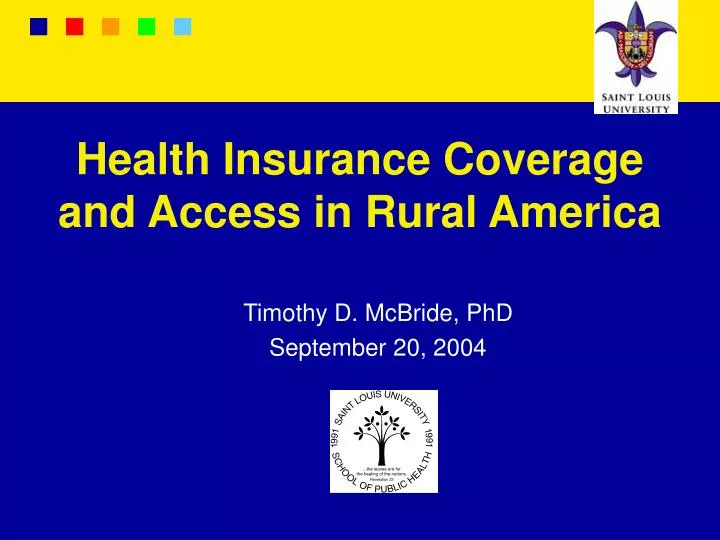 health insurance coverage and access in rural america