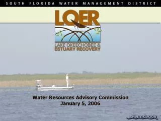 Water Resources Advisory Commission January 5, 2006