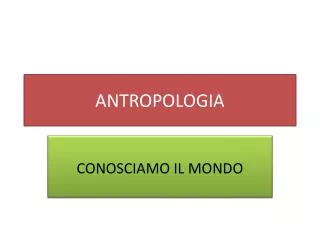 antropologia