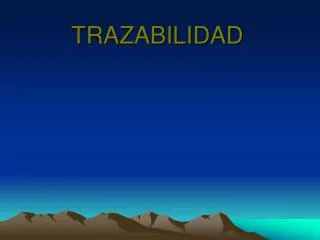 trazabilidad