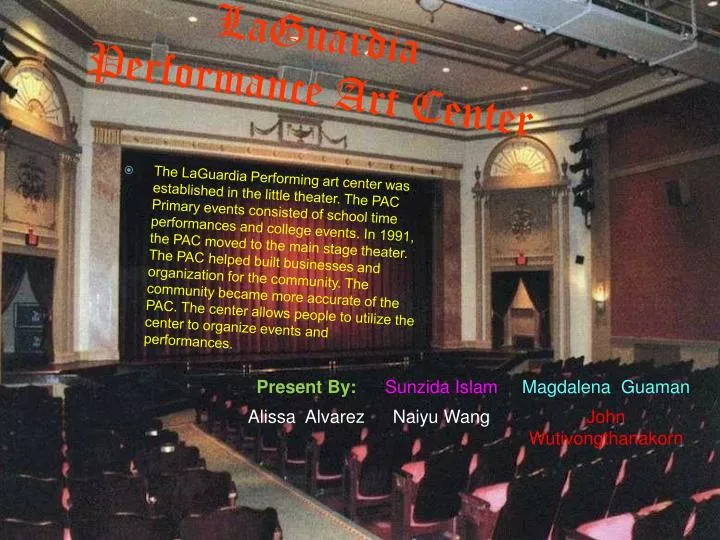 laguardia performance art center