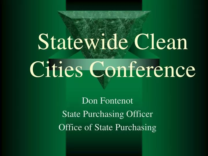 statewide clean cities conference