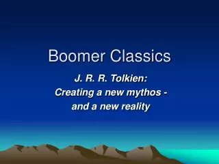 Boomer Classics