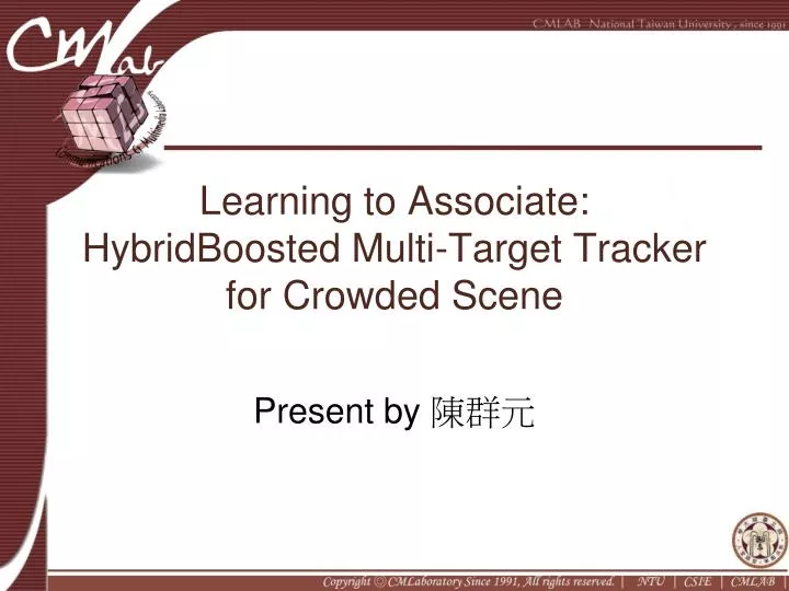 learning to associate hybridboosted multi target tracker for crowded scene