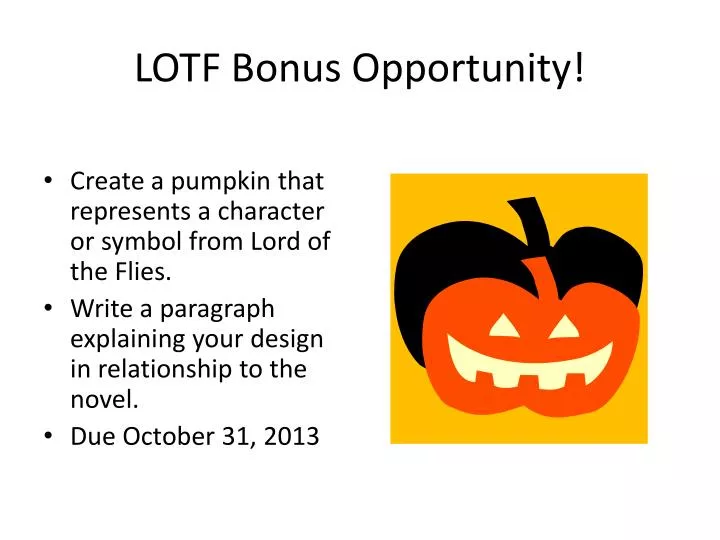 lotf bonus opportunity