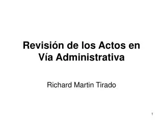 revisi n de los actos en v a administrativa