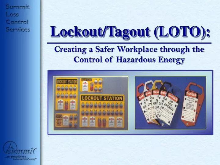 lockout tagout loto