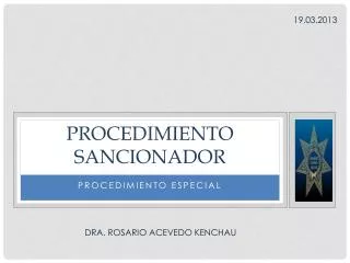 procedimiento sancionador