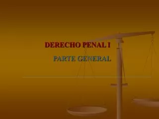 derecho penal i