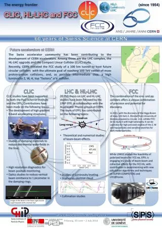 CLIC, HL-LHC and FCC