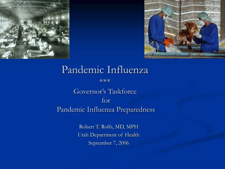 pandemic influenza governor s taskforce for pandemic influenza preparedness