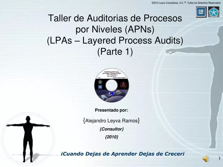 taller de auditorias de procesos por niveles apns lpas layered process audits parte 1