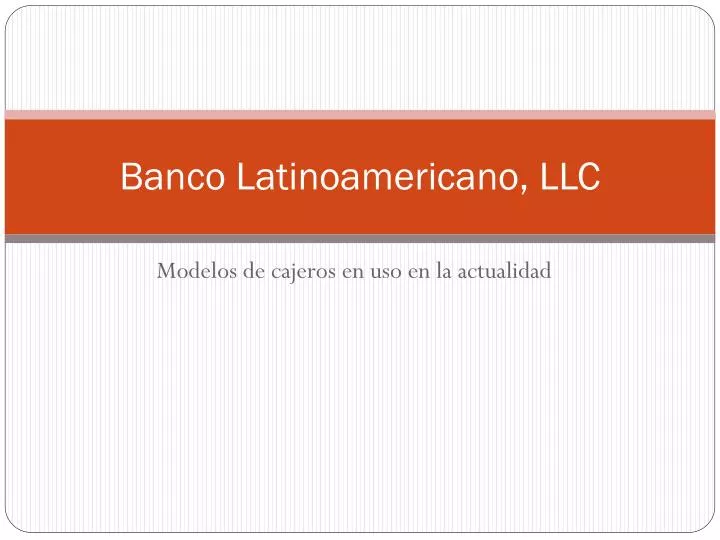banco latinoamericano llc