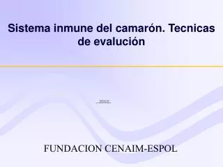 sistema inmune del camar n tecnicas de evaluci n