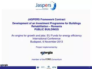 JASPERS Framework Contract