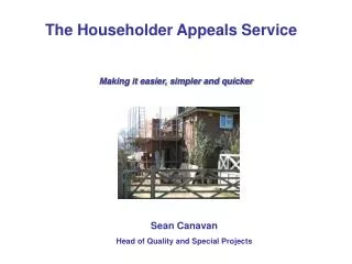 The Householder Appeals Service