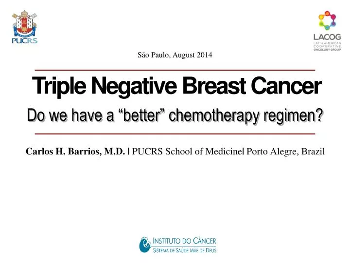do we have a better chemotherapy regimen
