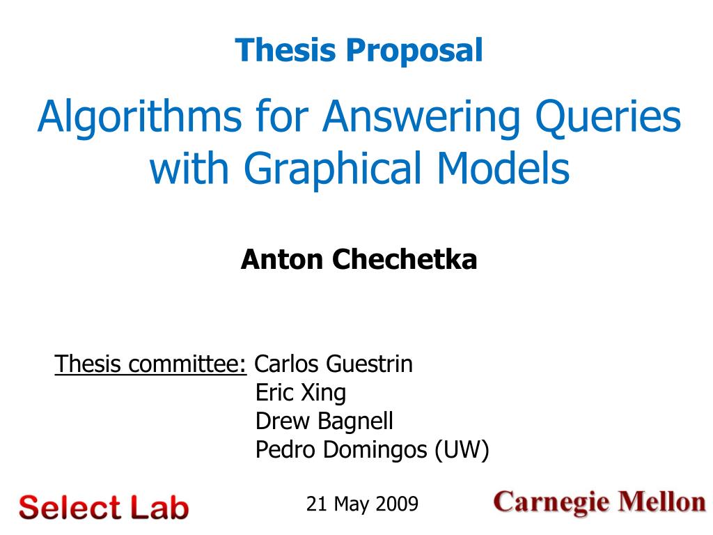 PPT - Algorithms for Answering Queries with Graphical Models PowerPoint ...